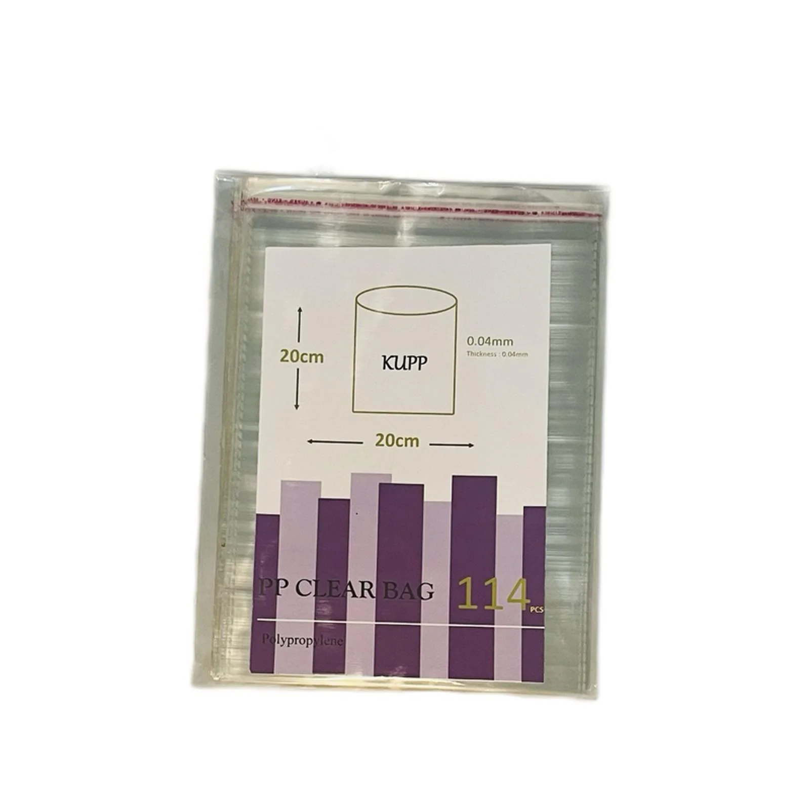 Kantong PP Lidah Lem 20x20+2cm / 40mic Kantong PP Lidah Lem 20x20+2cm / 40mic